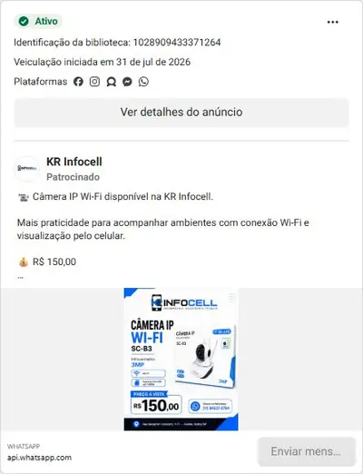 Anúncio de KR Infocell: Assistência técnica de celulares, venda de aparelhos e acessórios