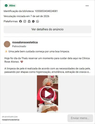 Anúncio de rosealonsoestetica: Podologia, estética e massagens, atendimento personalizado