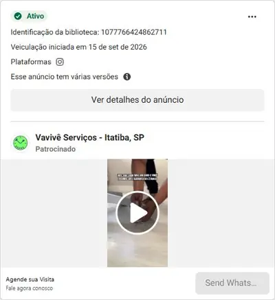 Anúncio de Vavivê Serviços - Itatiba, SP: Serviços de limpeza residencial e comercial