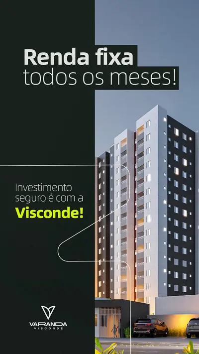Anúncio de Visconde Construtora: Investimento em imóvel "Varanda Visconde", plantas de 53-54m²