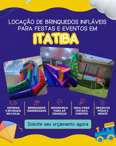 Anúncio de Lu Decorações Infantis e Locações de brinquedos: Locação de brinquedos infláveis e decoração para festas