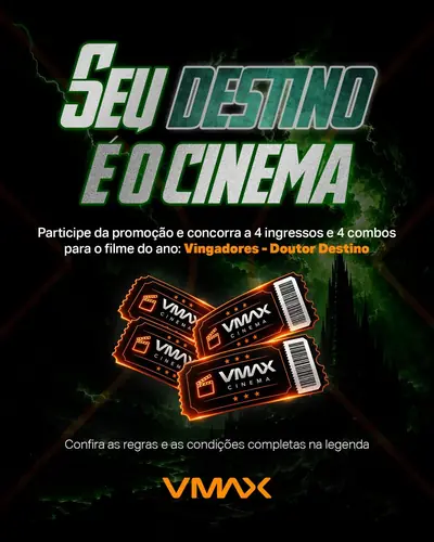 Anúncio de VMAX Telecom: Internet fibra óptica com suporte local