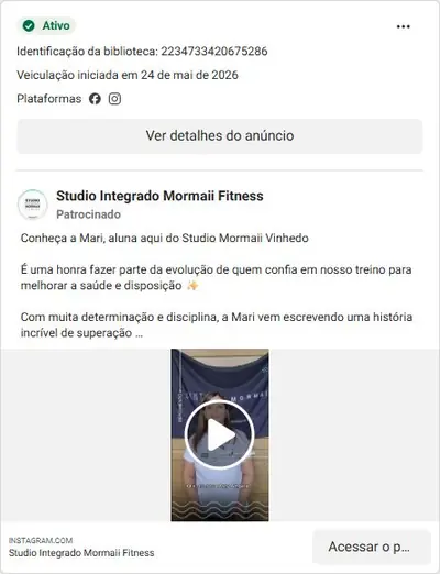 Anúncio de Studio Integrado Mormaii Fitness: Aulas experimentais de treino personalizado (grupos de até 6 pessoas)