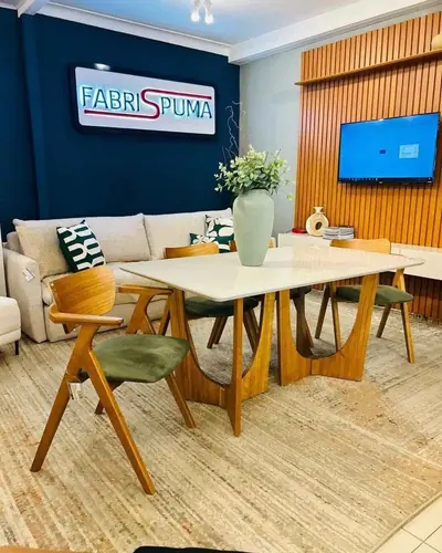 Anúncio de Fabrispuma Itatiba: Mesa de jantar 6 cadeiras parcelada em 24x no carnê