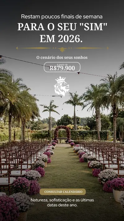 Anúncio de Recanto Yeshua: Espaço para casamentos com estrutura completa (buffet, decoração)